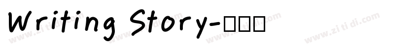 Writing Story字体转换